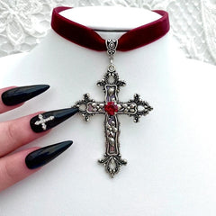 Velvet Grunge Choker