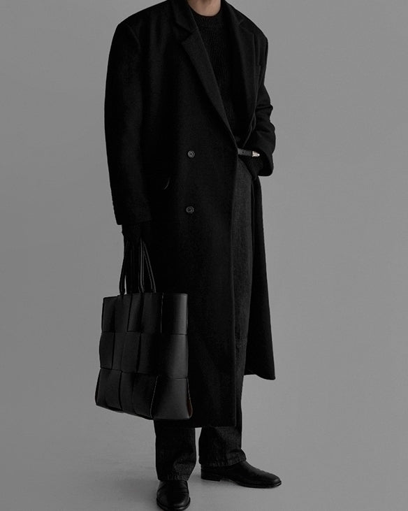Mature Style Suit Collar Coat