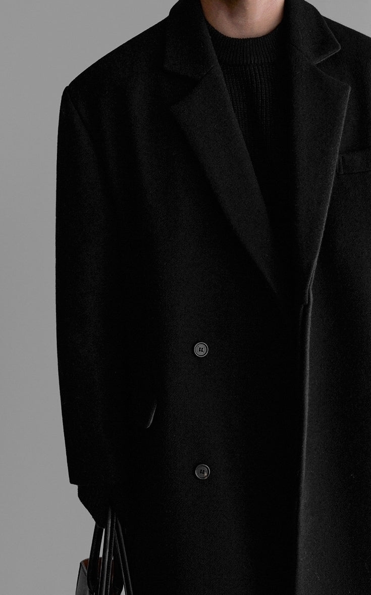 Mature Style Suit Collar Coat