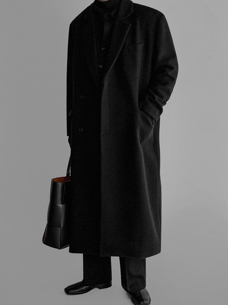Mature Style Suit Collar Coat