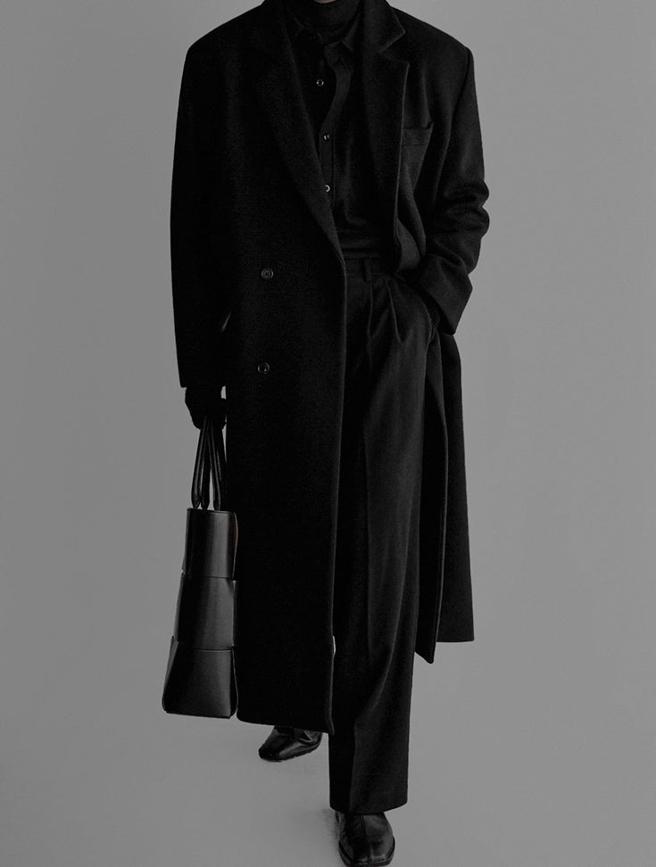 Mature Style Suit Collar Coat