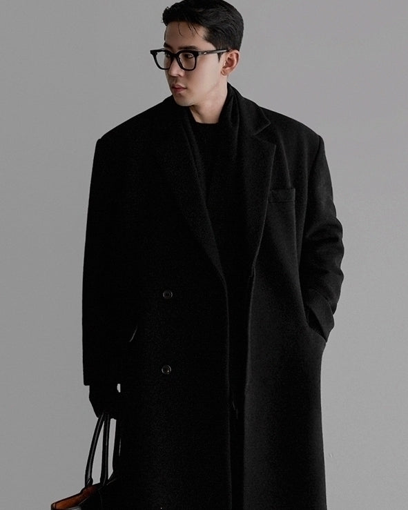Mature Style Suit Collar Coat