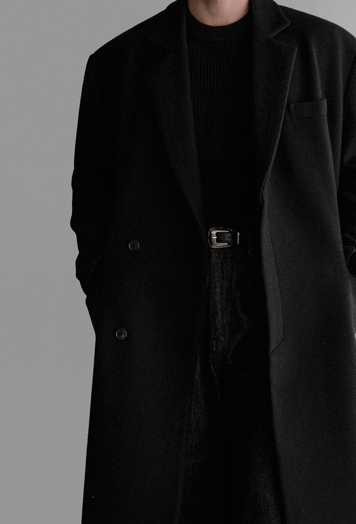 Mature Style Suit Collar Coat
