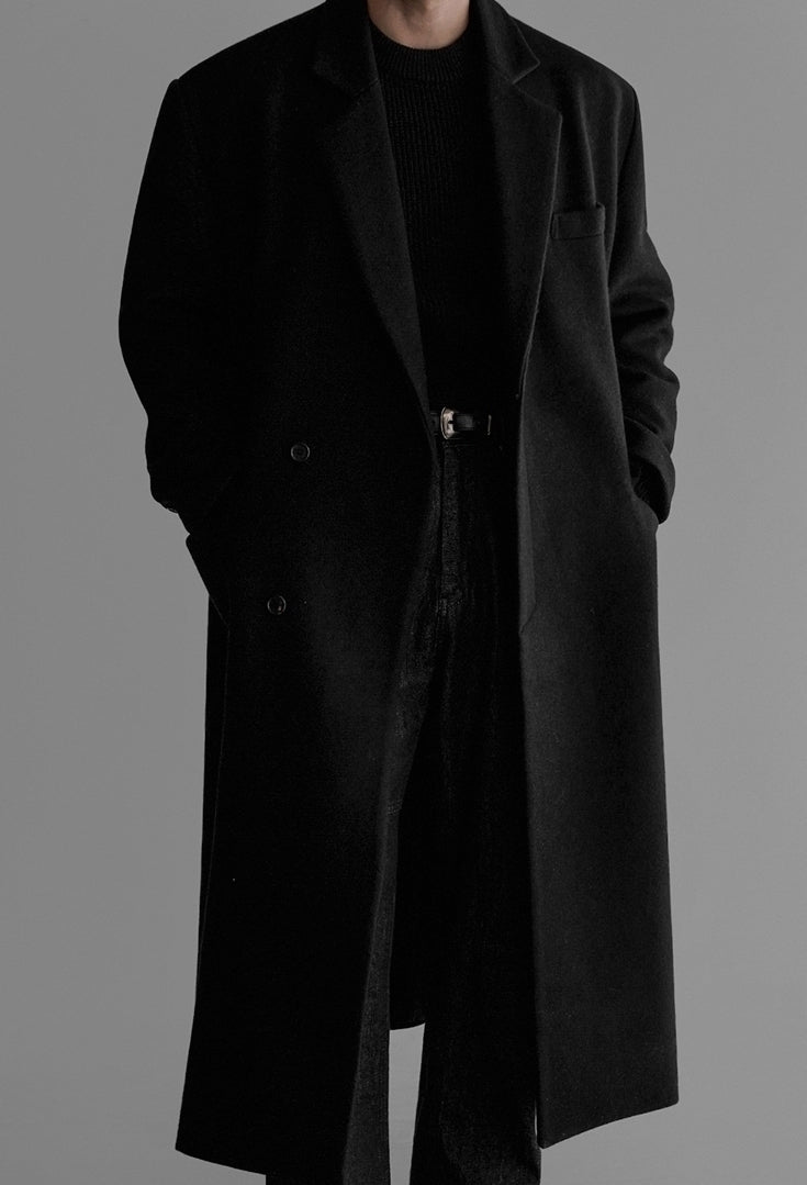 Mature Style Suit Collar Coat