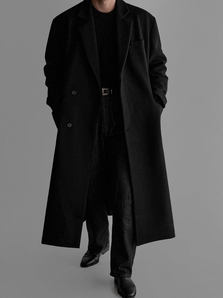 Mature Style Suit Collar Coat