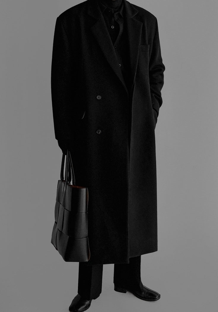 Mature Style Suit Collar Coat