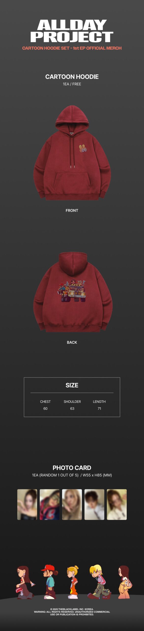 Merch Cartoon Hoodie Set