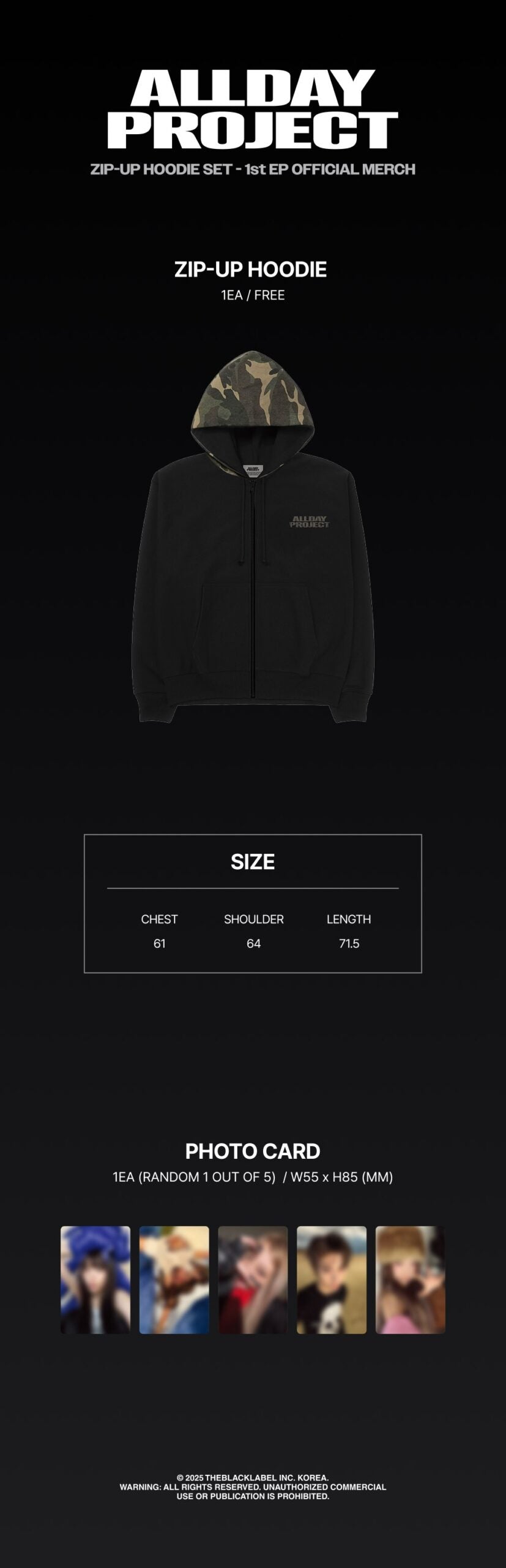 Merch Zip-Up Hoodie Set