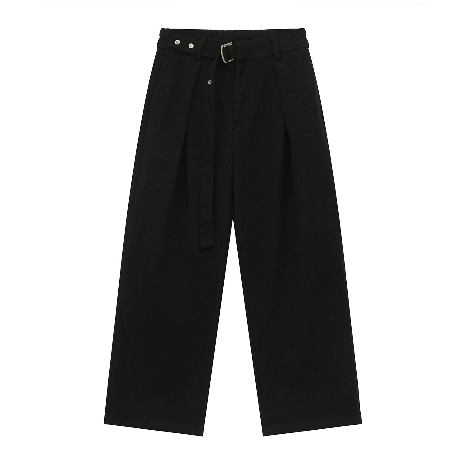 Adjustable Waist Korean Style Relaxed Dress Trousers