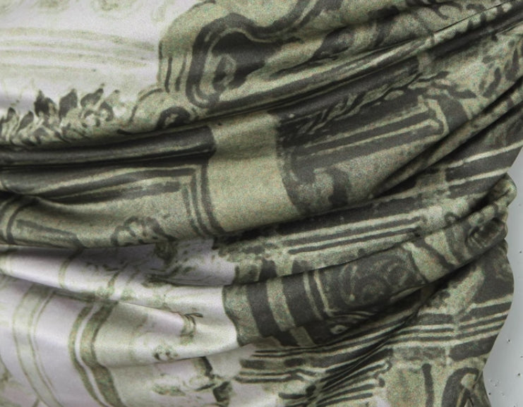 Green Bodycon Belted Tube Dress