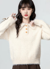 Alpaca Knit Soft Loose Sweater