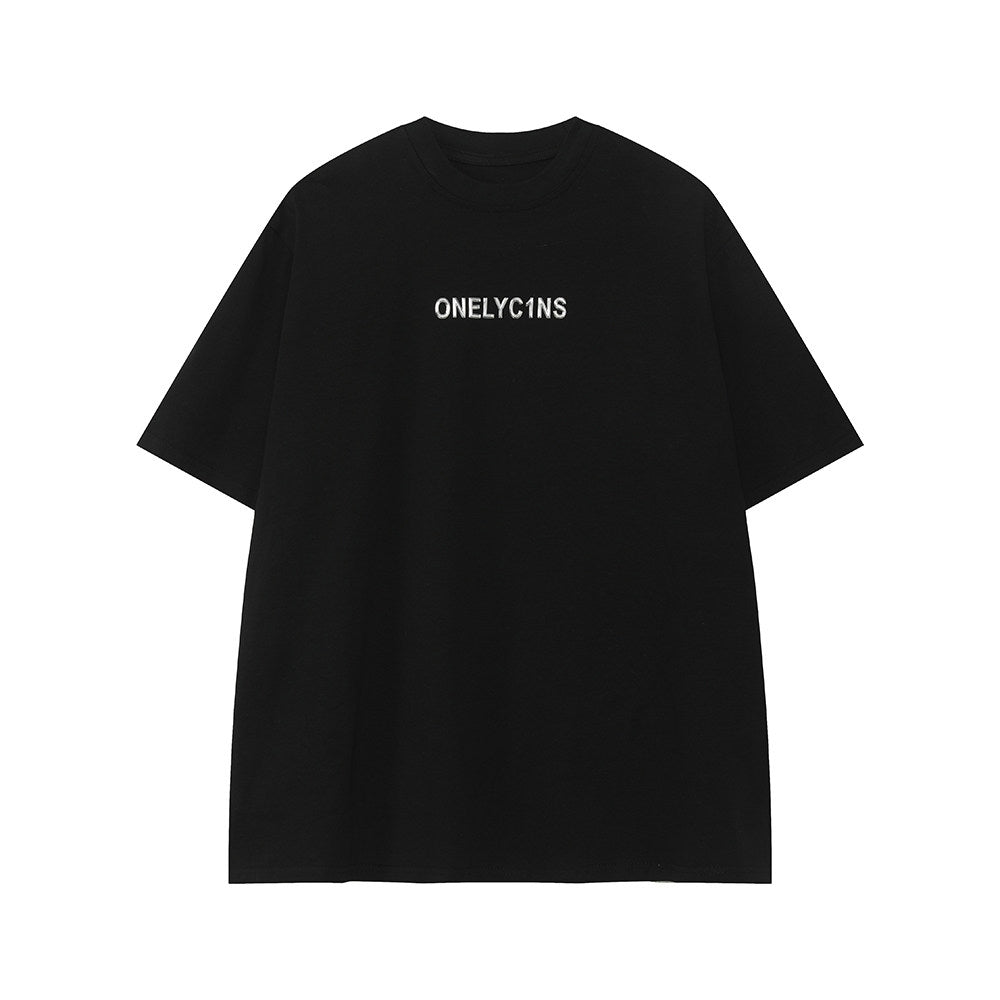 Street Style Letter Print Crewneck Short Sleeve T Shirt