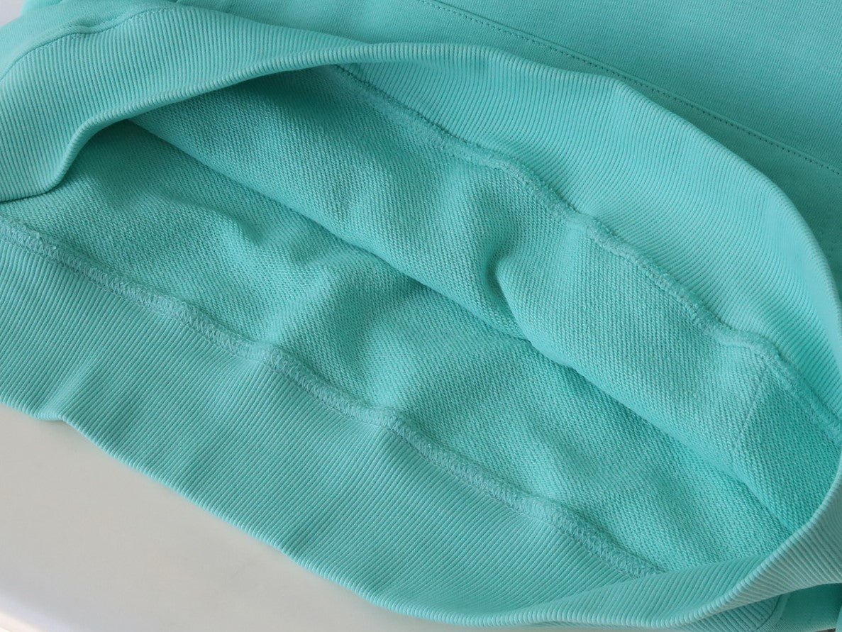 Aqua Blue Oversized Hoodie