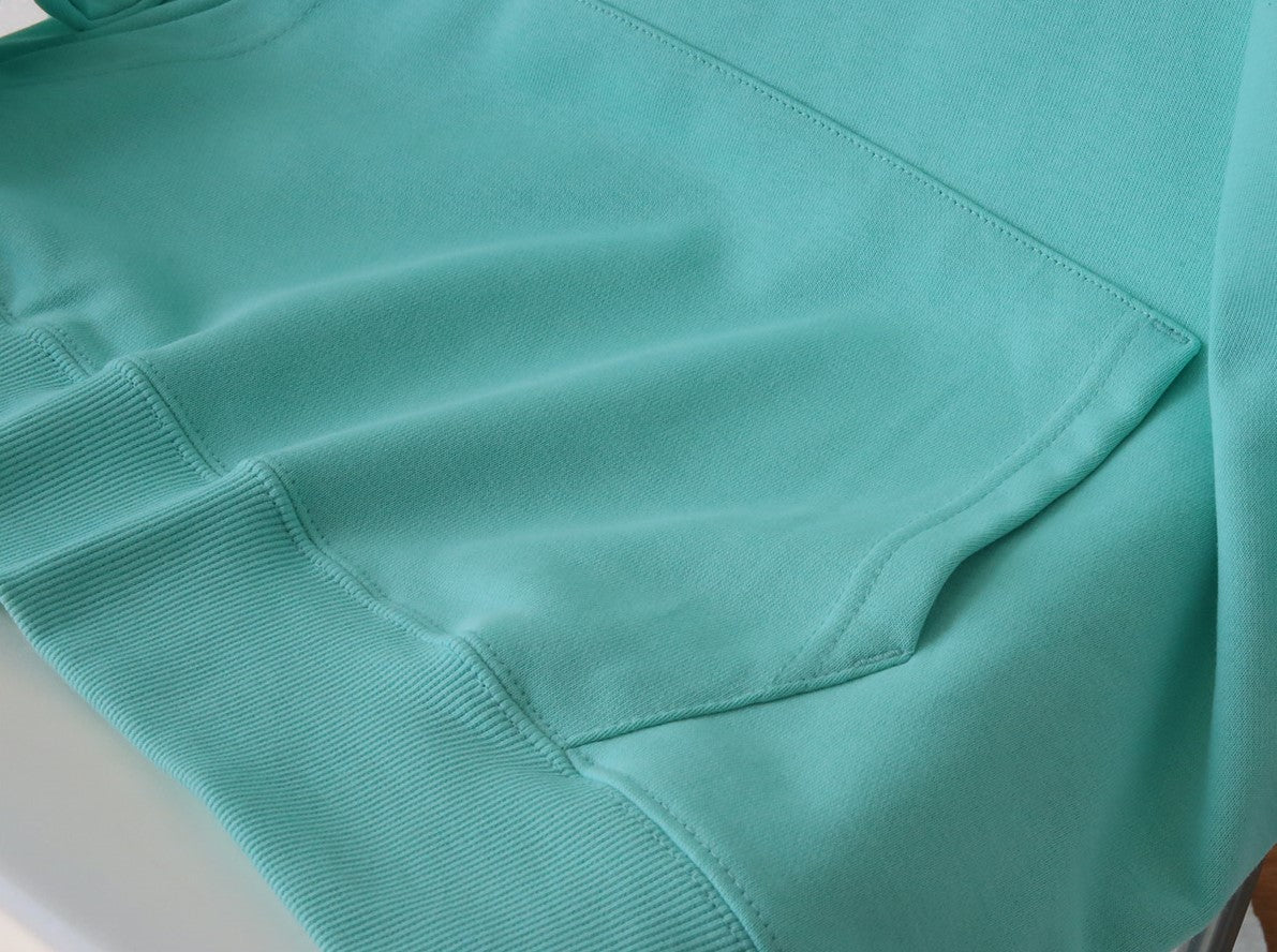Aqua Blue Oversized Hoodie