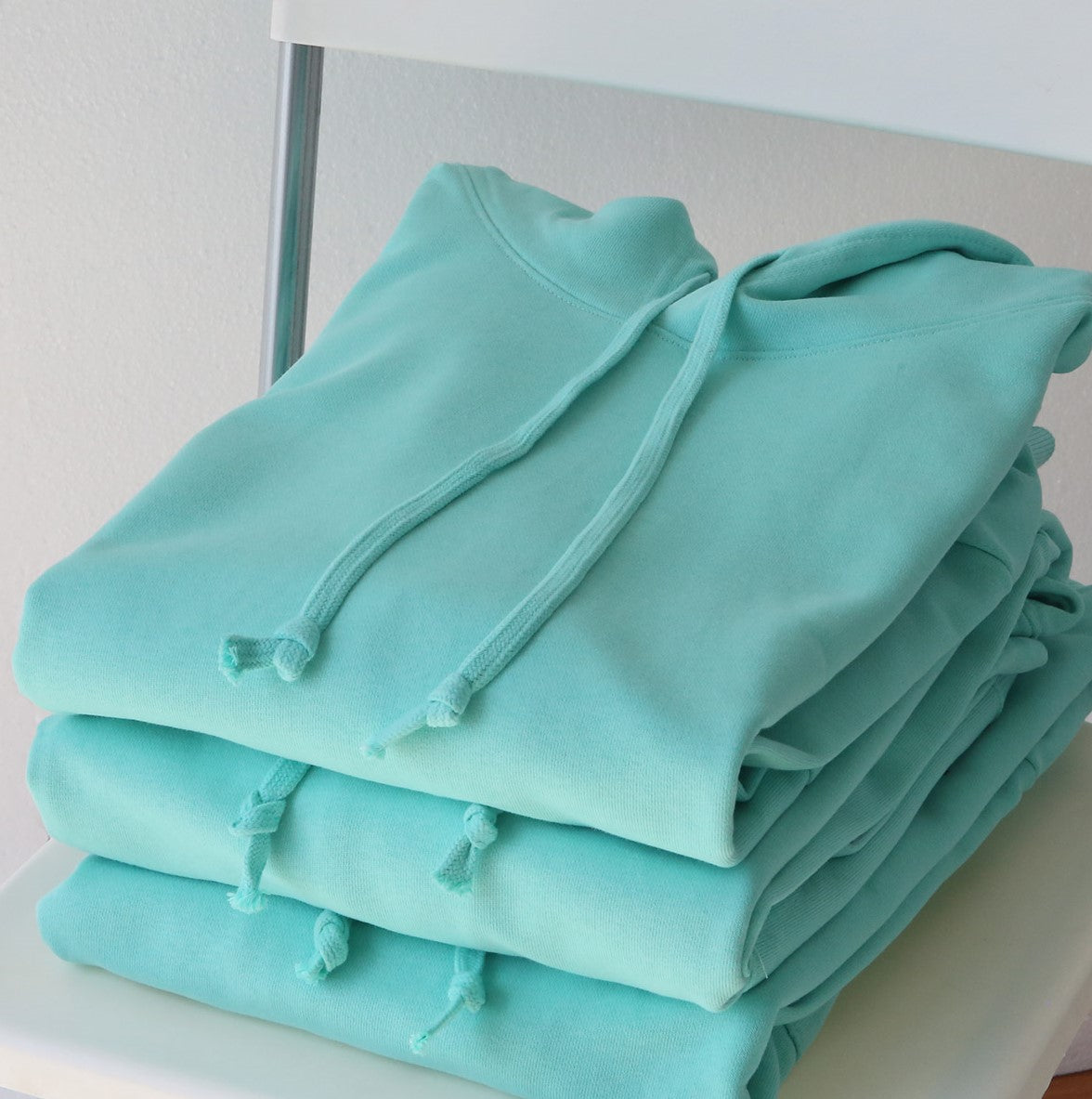 Aqua Blue Oversized Hoodie
