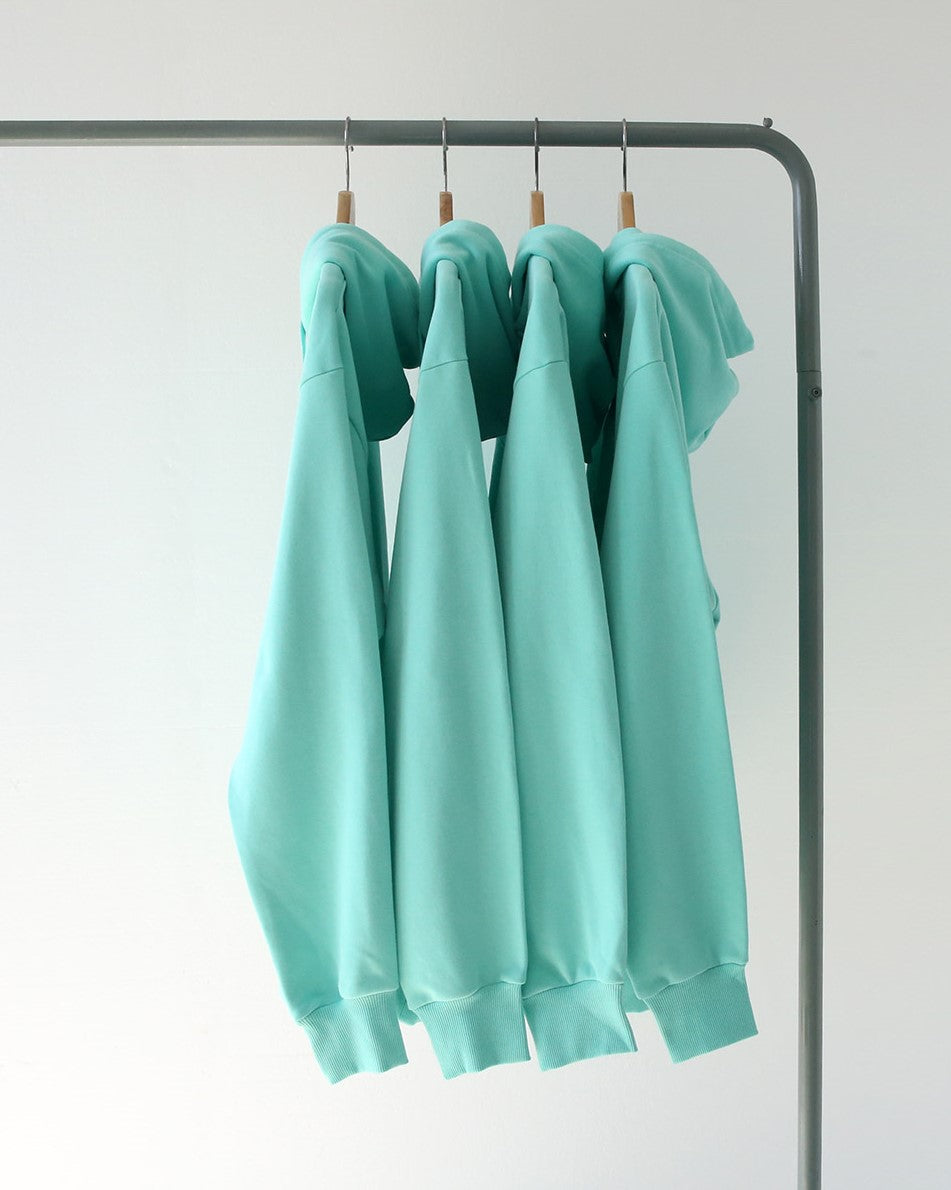 Aqua Blue Oversized Hoodie