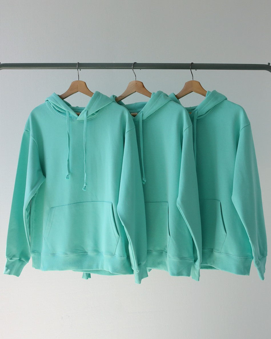 Aqua Blue Oversized Hoodie