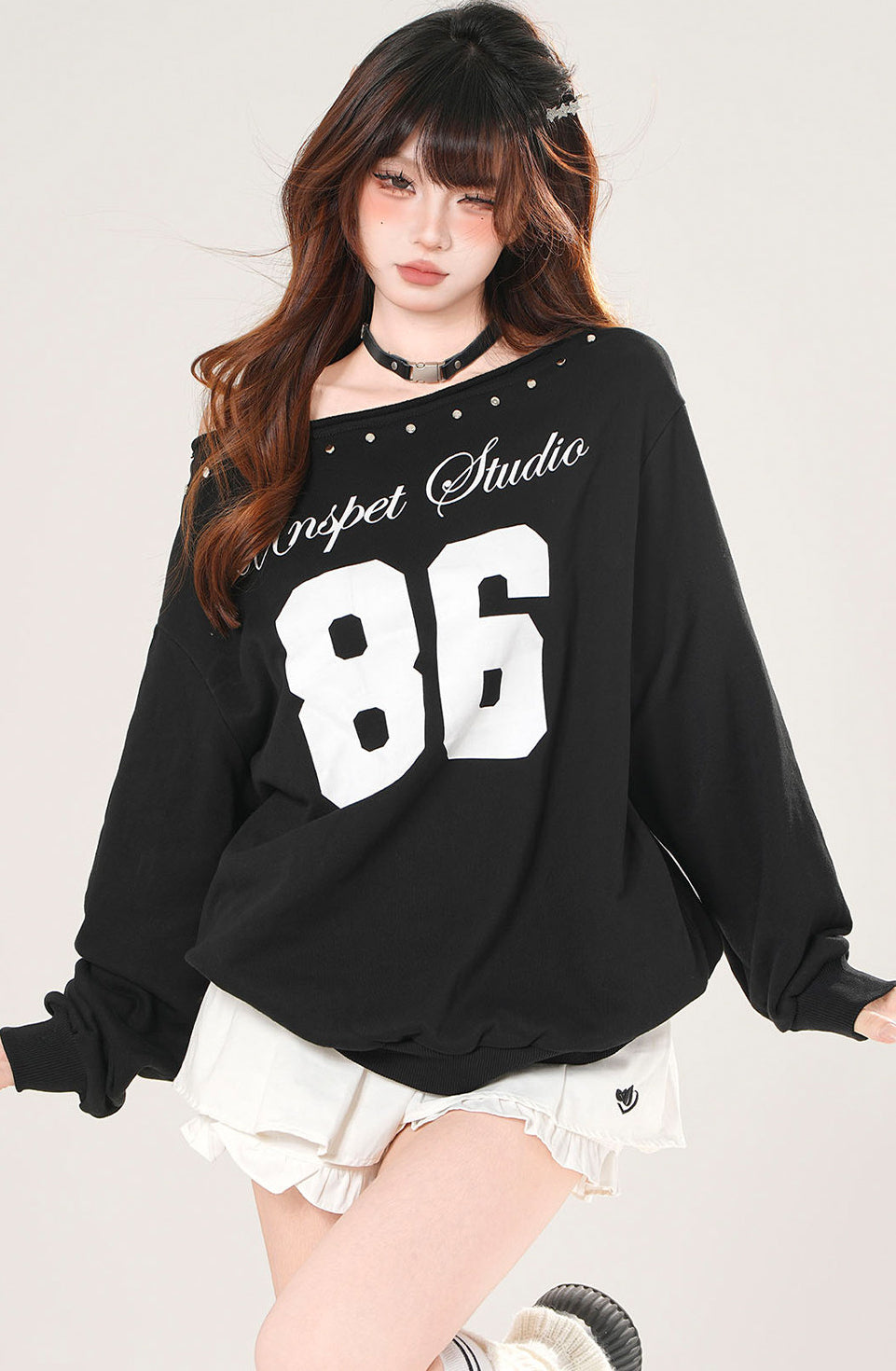 Asymmetric Sunset Sweatshirt