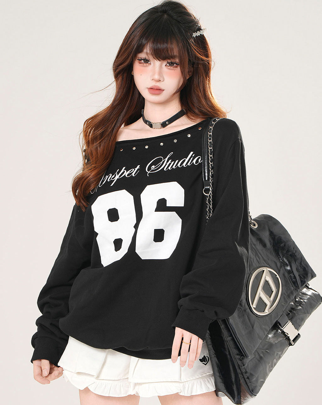 Asymmetric Sunset Sweatshirt