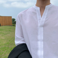 Autumn Casual Linen Long Sleeve Shirt