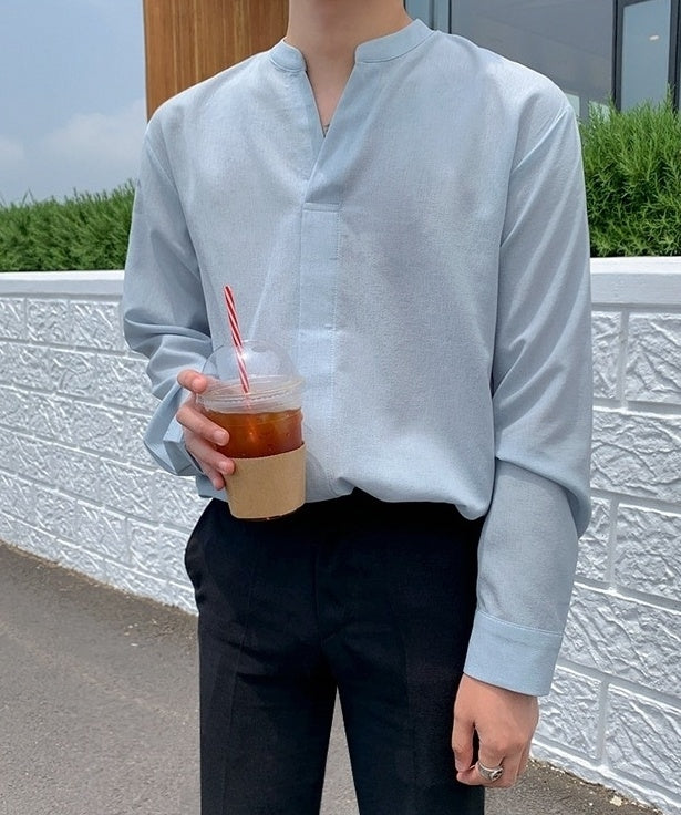 Autumn Casual Linen Long Sleeve Shirt