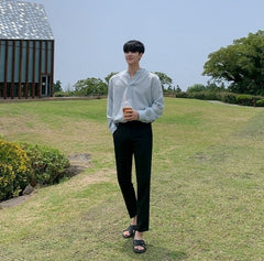 Autumn Casual Linen Long Sleeve Shirt