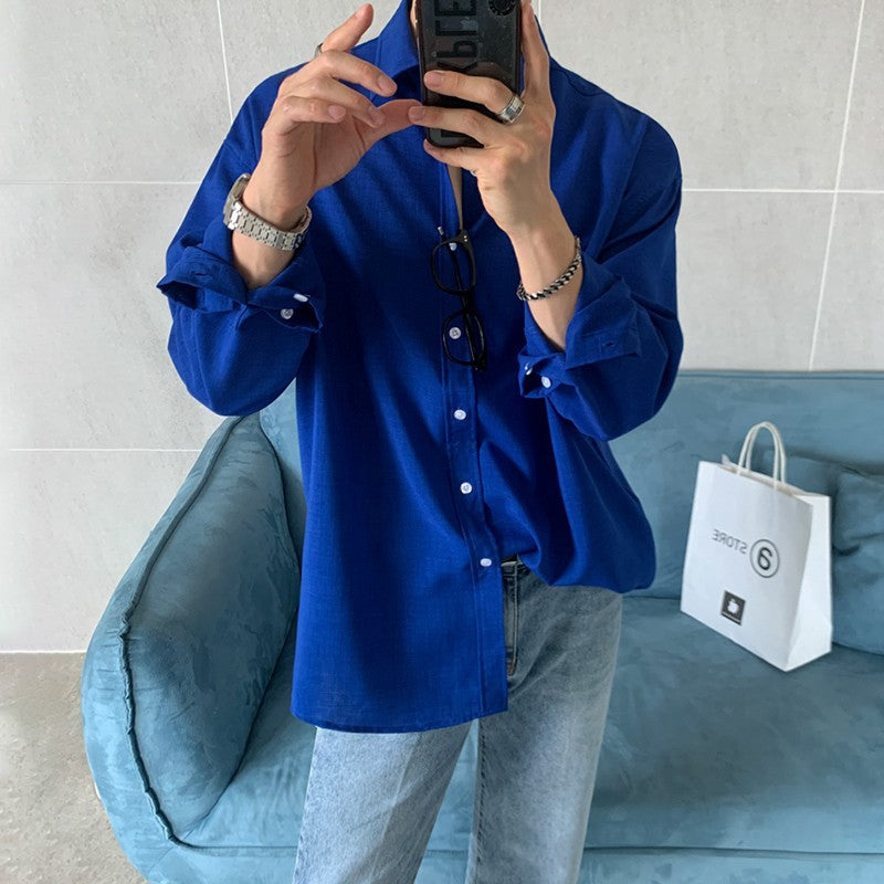 Autumn Relaxed Fit Long Sleeve Shirt