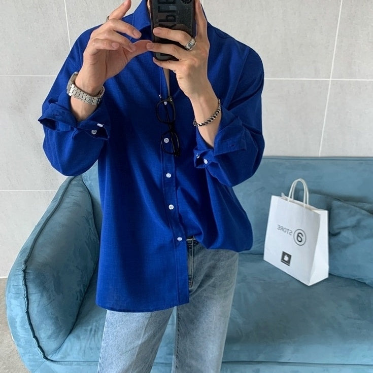 Autumn Relaxed Fit Long Sleeve Shirt