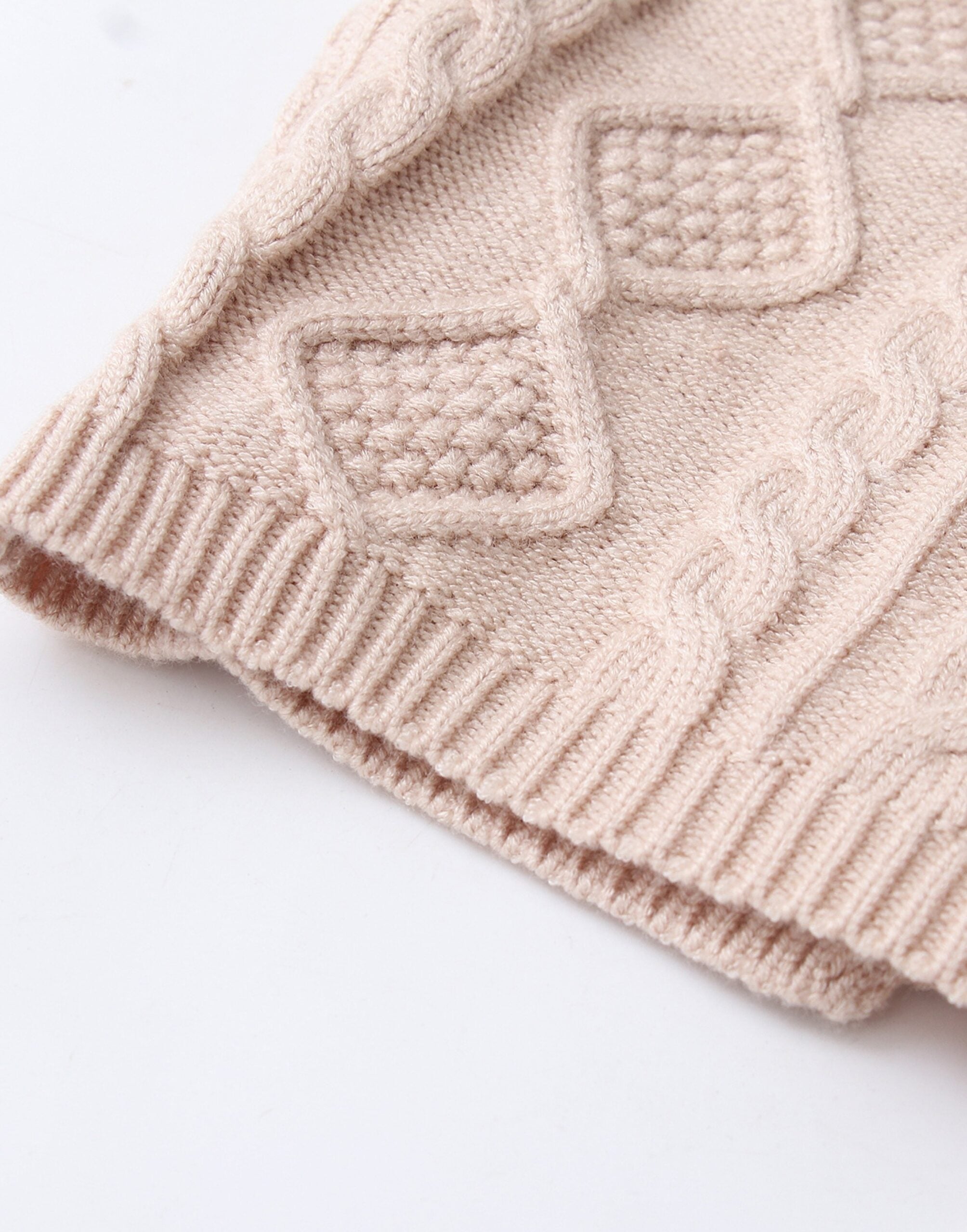 Beige Halter Knit Crop Top