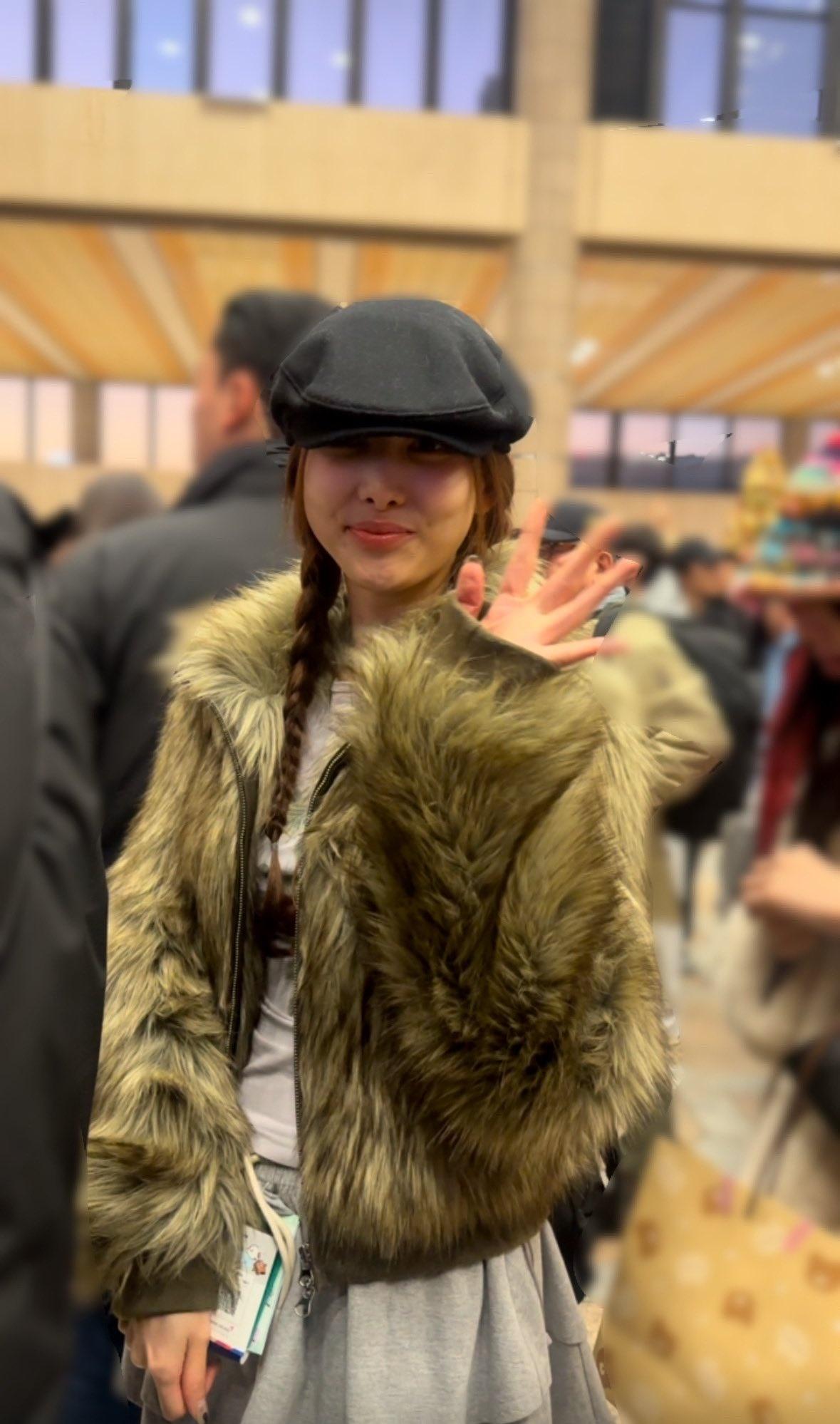 Beige Reversible Faux Fur Jacket