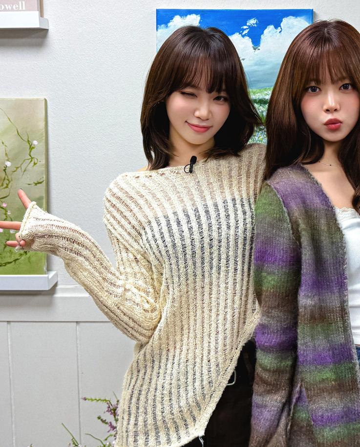 Beige Sheer Ribbed Knit Asymmetric Sweater