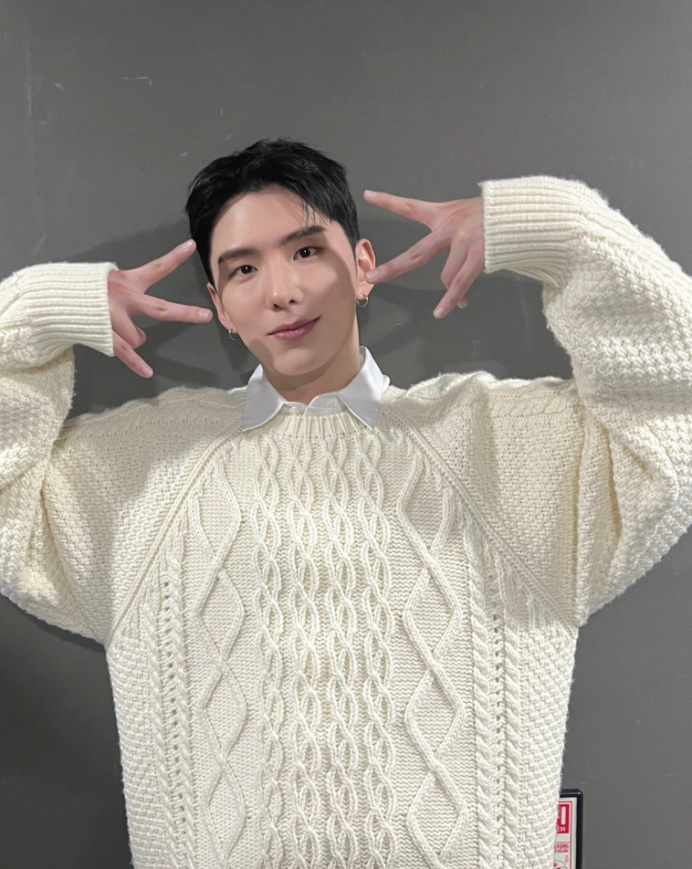 Beige Textured Cable Sweater