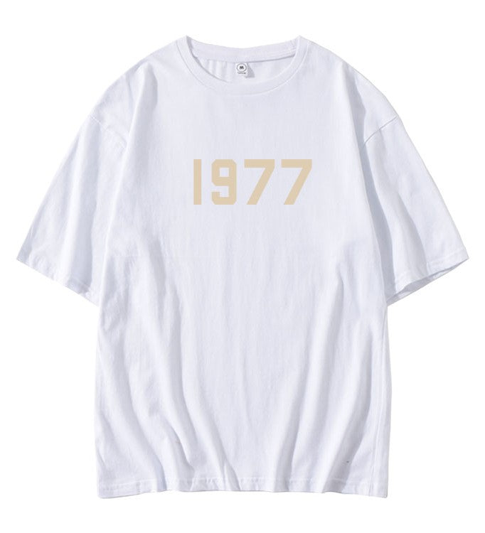 Black 1977 Print T-Shirt