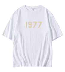 Black 1977 Print T-Shirt