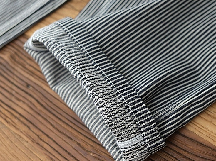 Black And White Striped Pants