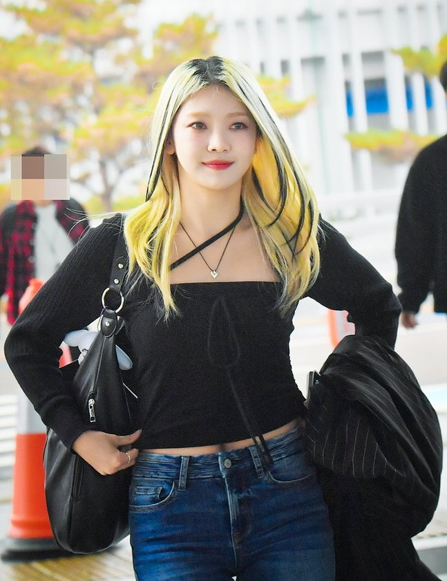 Black Asymmetric Strap Long Sleeve Top