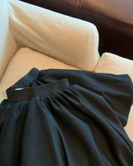 Black Balloon Mini Skirt