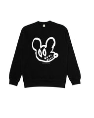 Black Cartoon Mouse Sweatshirt