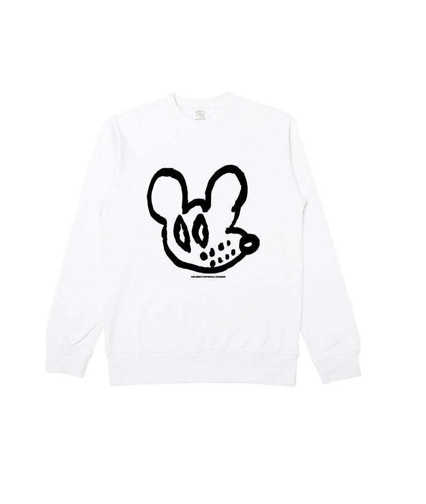 Black Cartoon Mouse Sweatshirt