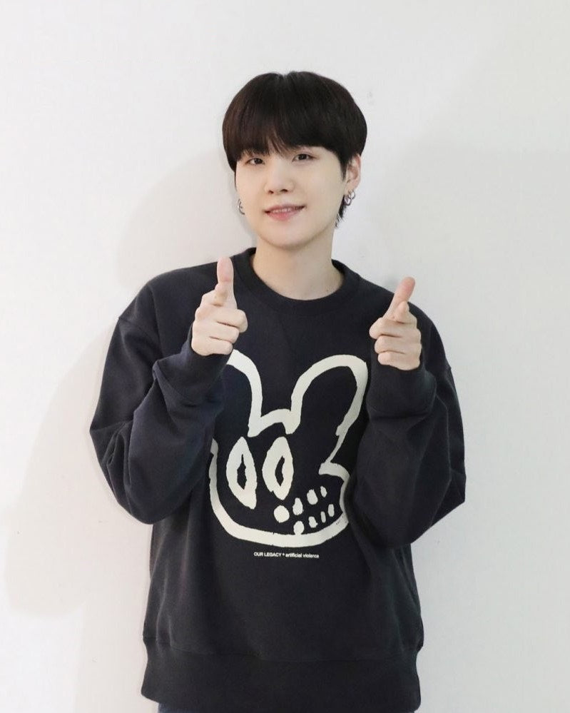 Black Cartoon Mouse Sweatshirt