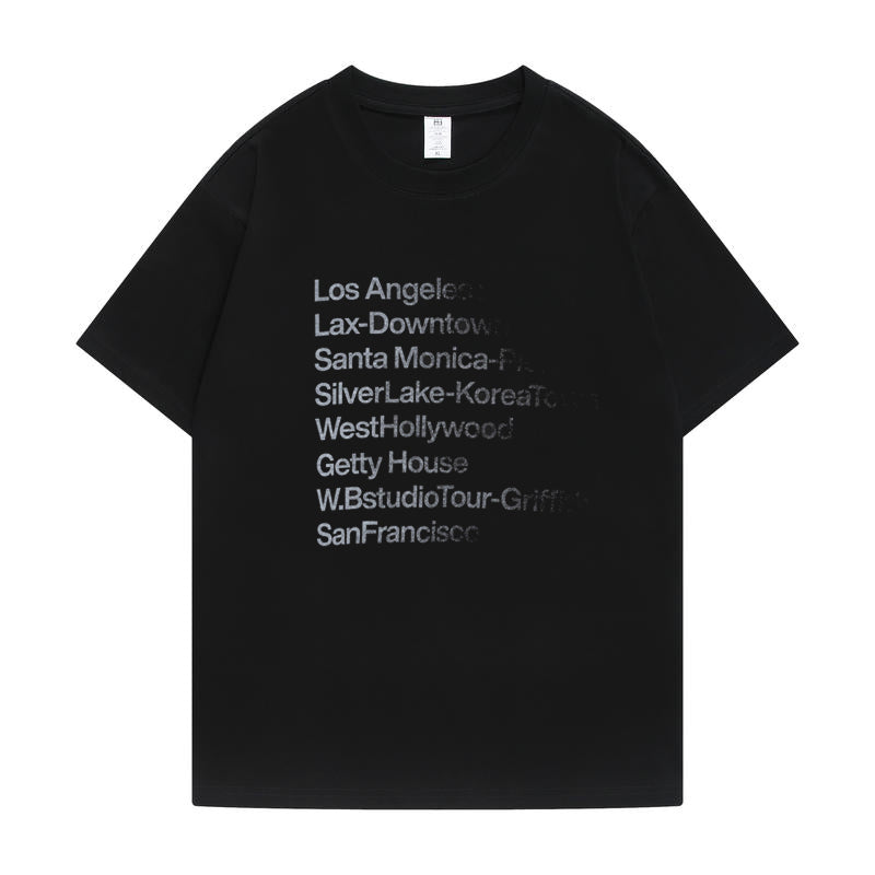 Black City Tour Printed T-Shirt