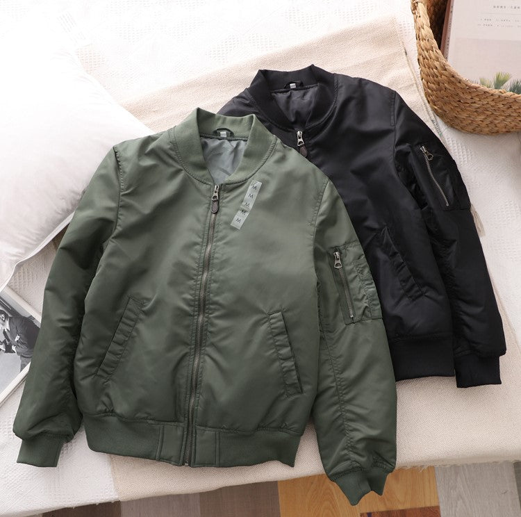 Black Classic Bomber Jacket