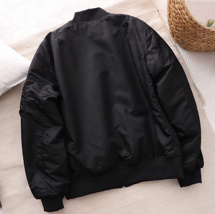 Black Classic Bomber Jacket