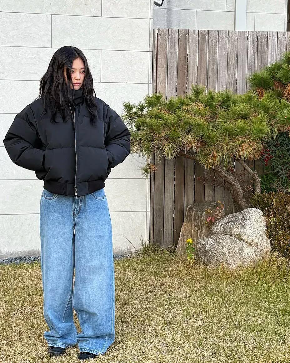 Black Classic Padded Winter Jacket