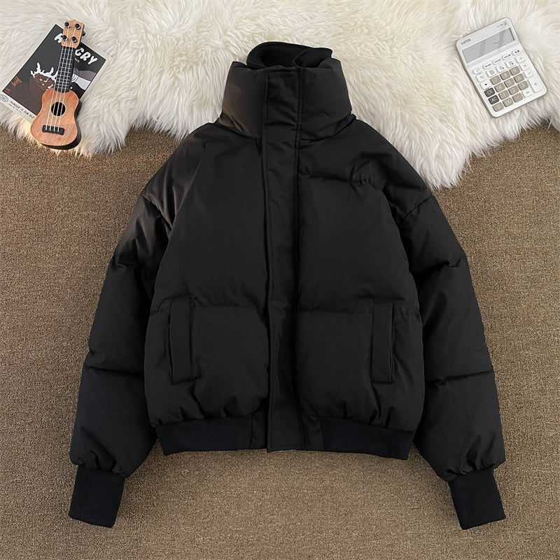 Black Classic Padded Winter Jacket