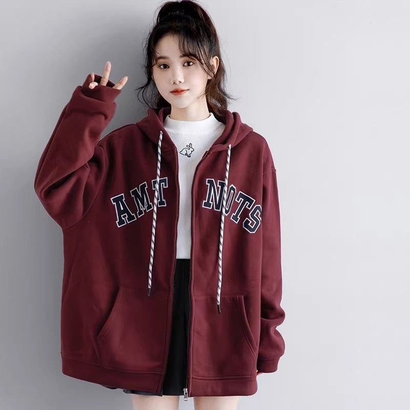 Black Crewneck Cartoon Print Pullover Sweatshirt