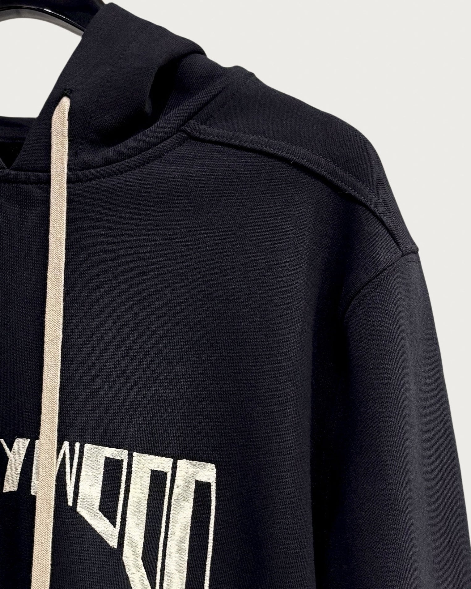 Black Distorted Hollywood Hoodie