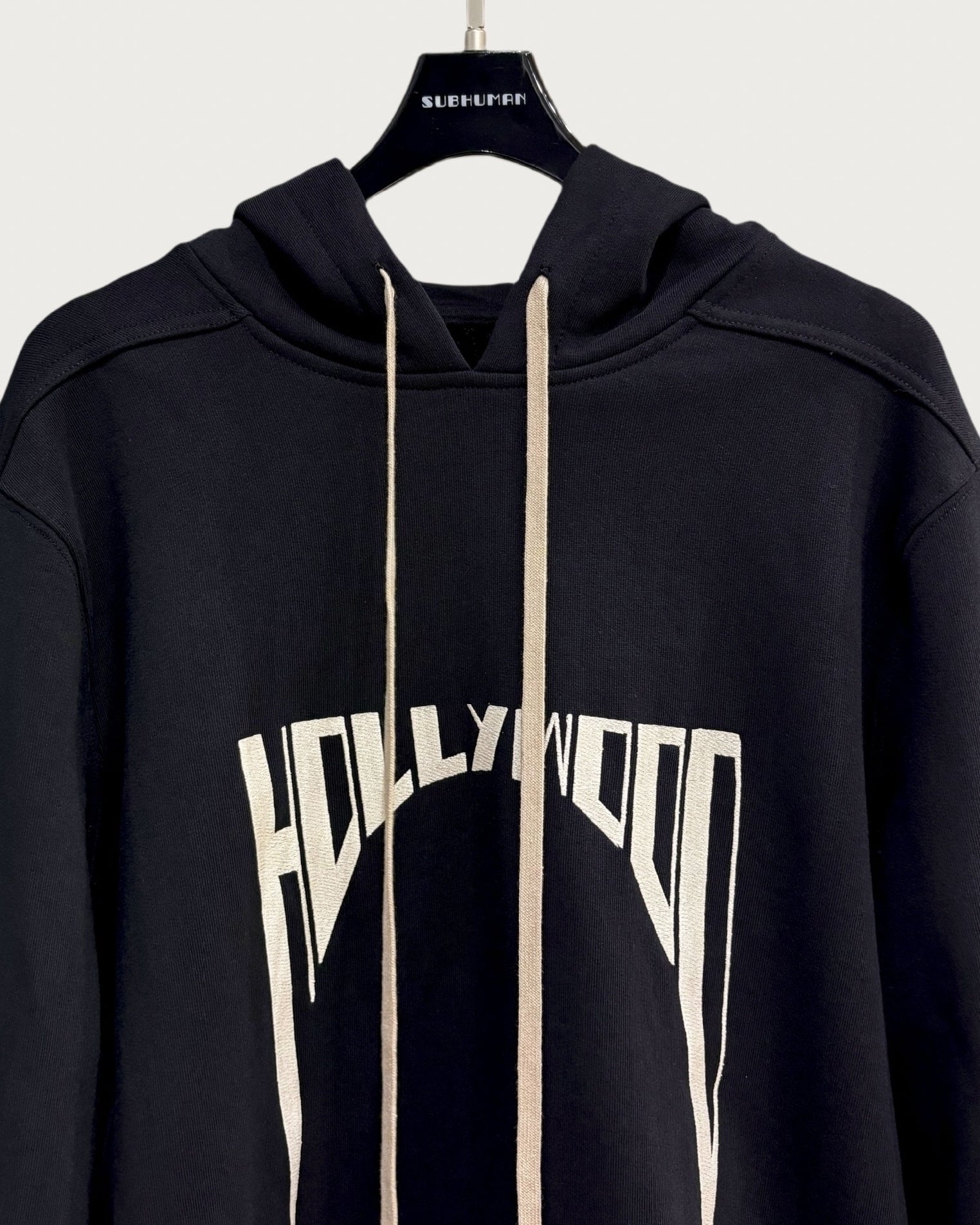 Black Distorted Hollywood Hoodie