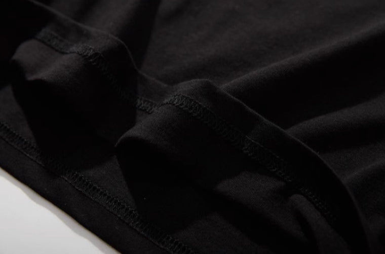 Black Sketch Heart Print T-Shirt
