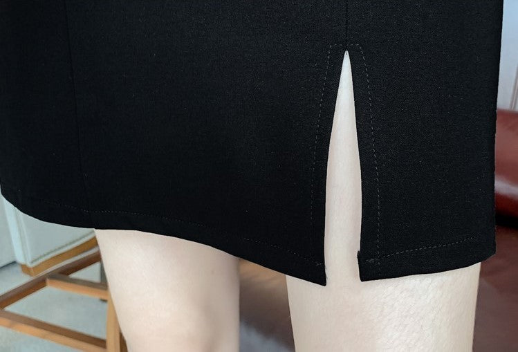 Black Double Sling Dress